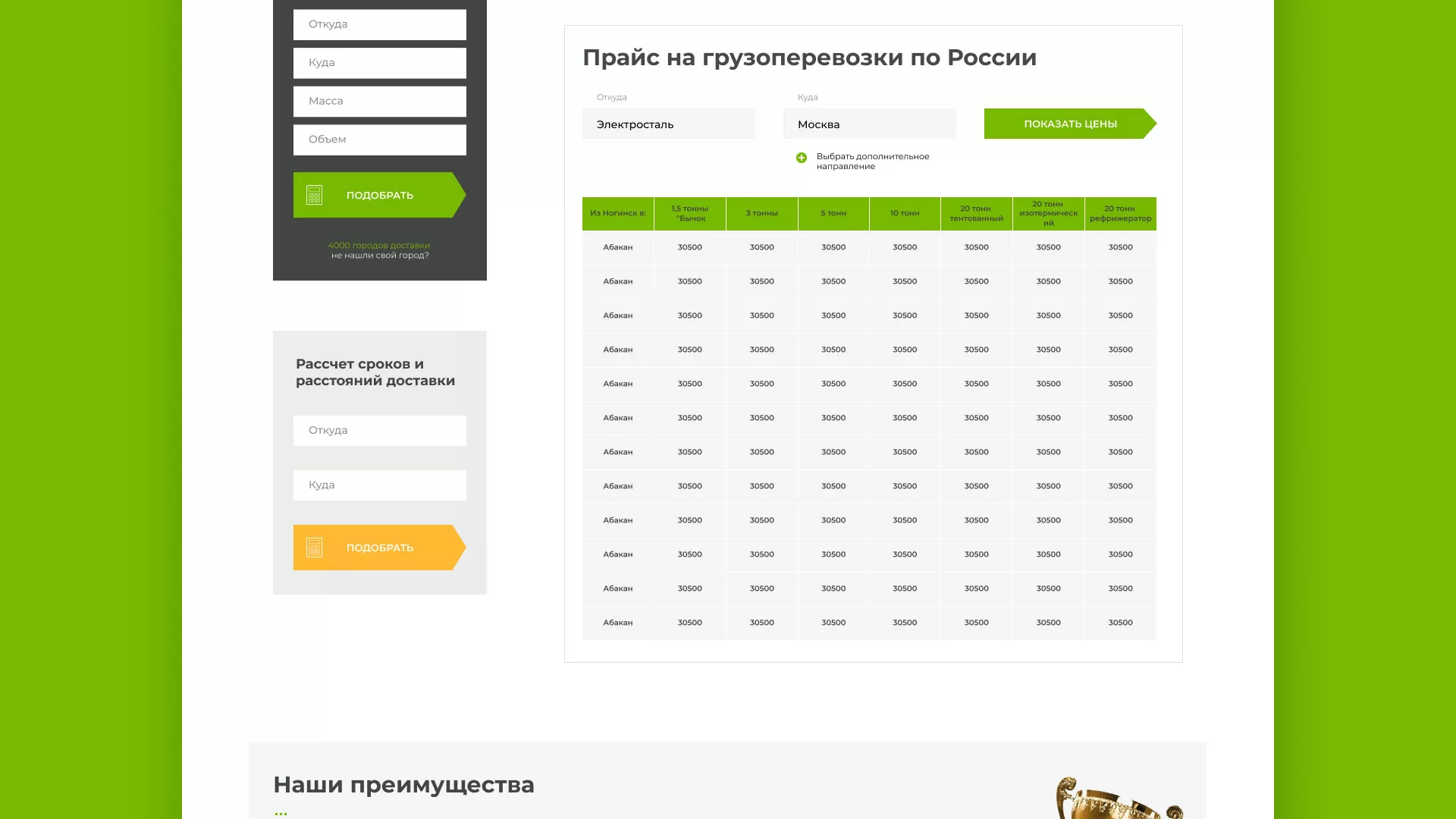 Разработка логотипа и сайта компании «Инком-Логистика» в Аркадаке