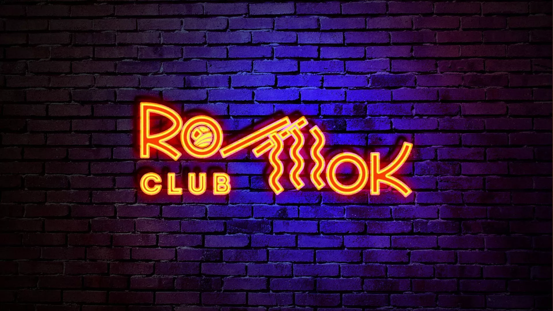 Разработка интерьерной вывески суши-бара «Roll Wok Club» в Аркадаке